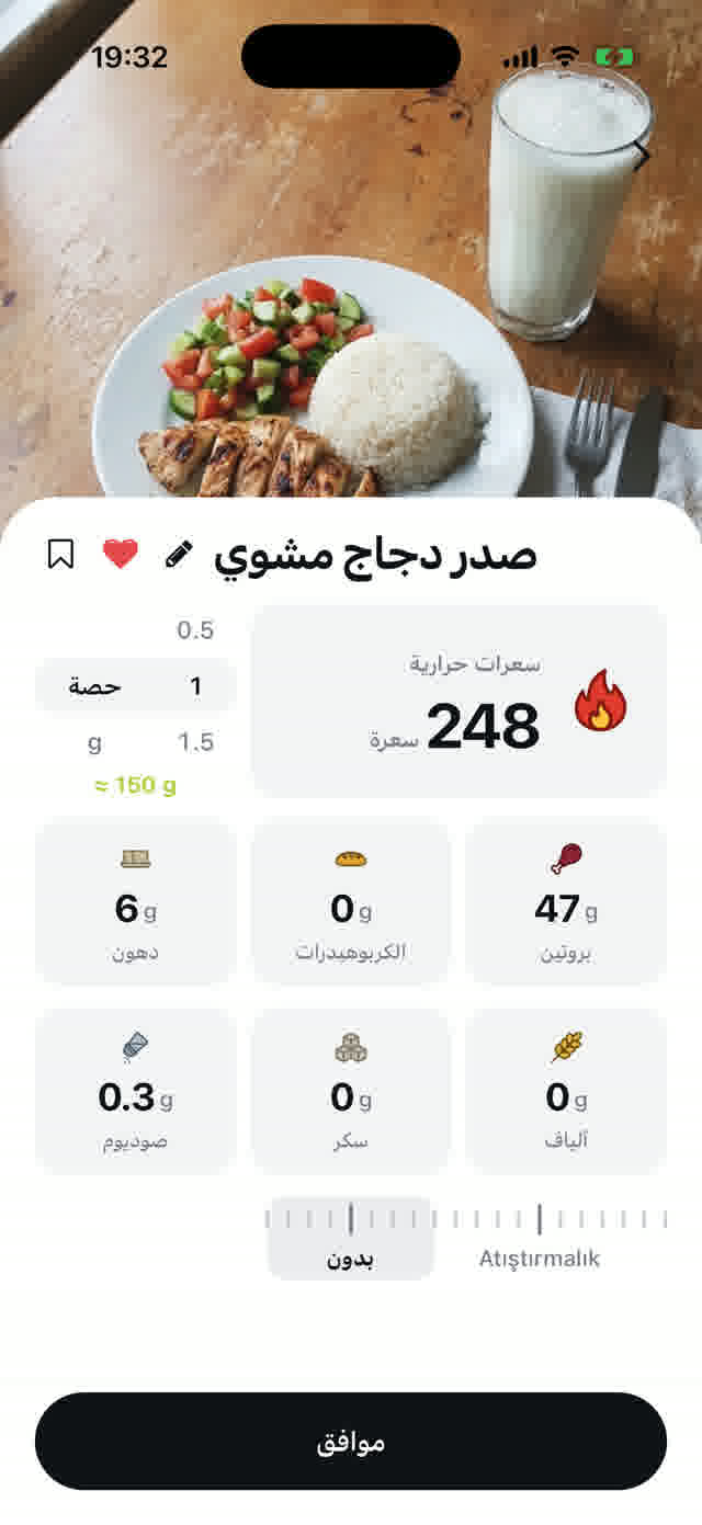 بطاقة الوجبة في كالوري باندا: السعرات والعناصر الغذائية